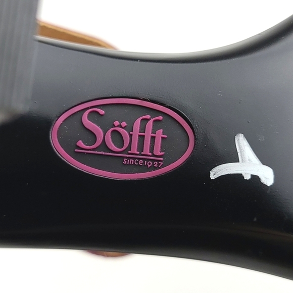 Sofft Patent Leather Purple T Strap Open Toe Adjustable Strap & Buckle Size 6.5M - Picture 10 of 15